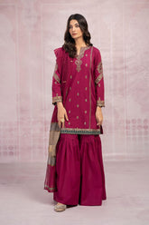 MARIA B LAWN EMBROIDERY DRESS 3 PIECE UNSTITCHED 2144